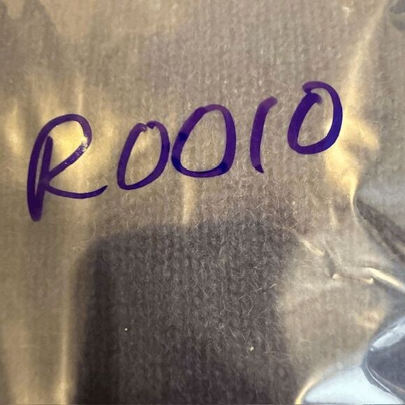 360 Cashmere Itzie 100% Cashmere Cardigan Navy Blue Drop Shoulder Size Medium - Picture 12 of 12